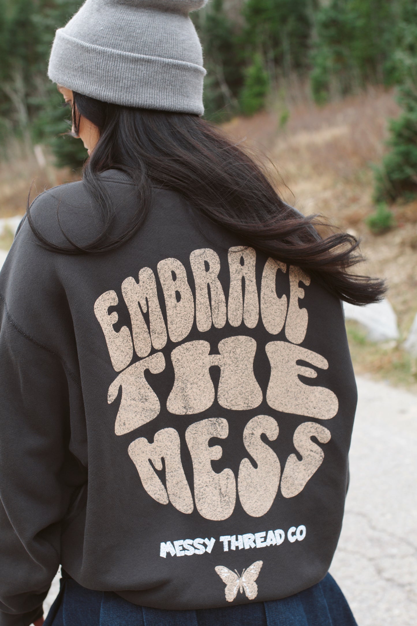 Embrace The Mess Crewneck